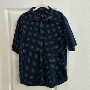 Club Monaco Short Sleeve Button Down Size XXL slim fit